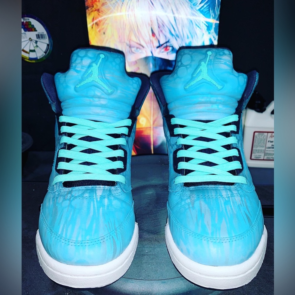Jordan 5 custom by me(Jordan 5 Aquatics)